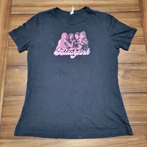 BlackPink Black Tee (Bella + Canvas) Group Picture - Size Medium